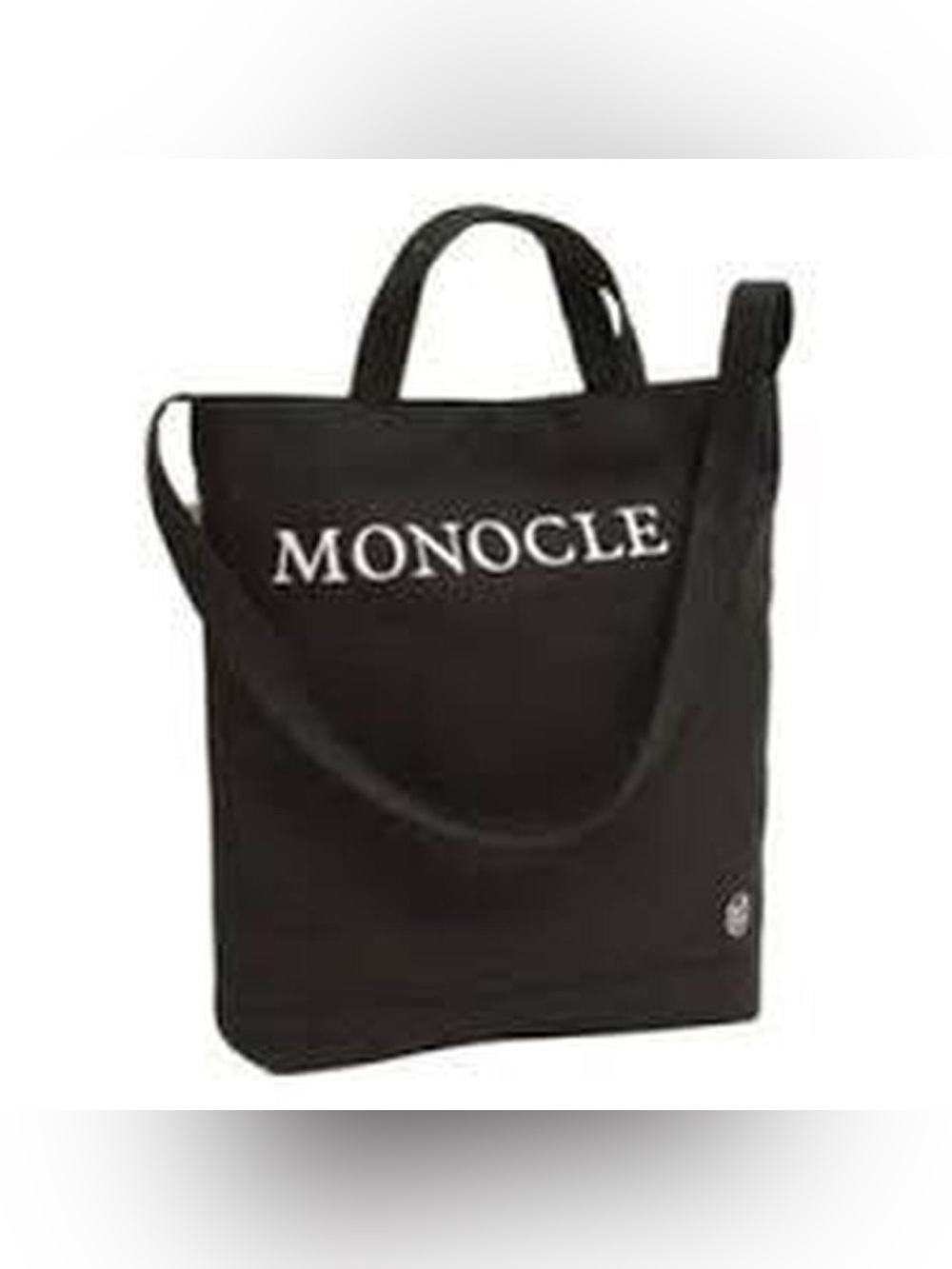 Monocle canvas tote bag